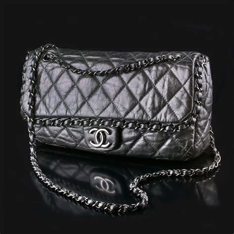 chanel round bag with chain|2nd hand chanel bag.